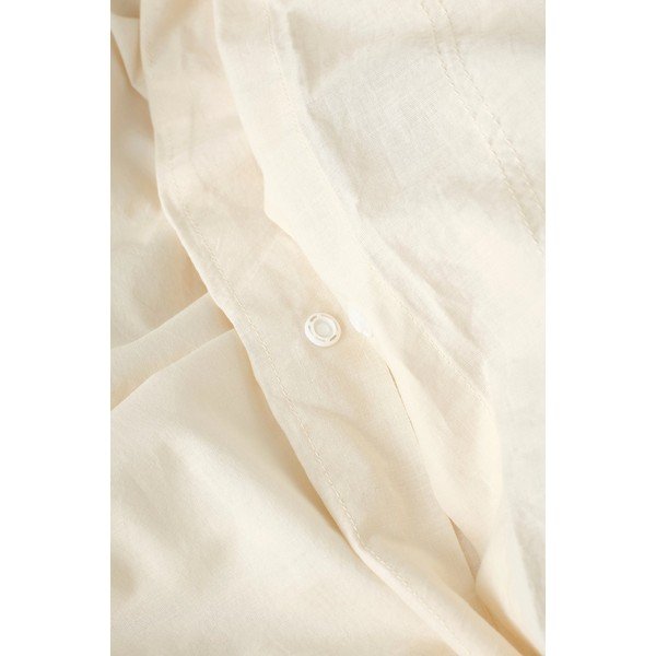 Lenjerie de pat crem din bumbac organic pentru pat de o persoană 150x200 cm Juliette – Ellos Home-image-3