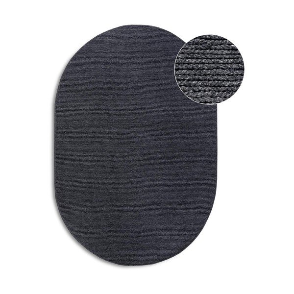 Covor gri închis țesut manual din lână 160x230 cm Francois – Villeroy&Boch