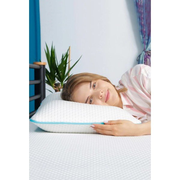 Pernă anatomică cu umplutură de spumă cu memorie 35x65 cm – Mila Home-image-2