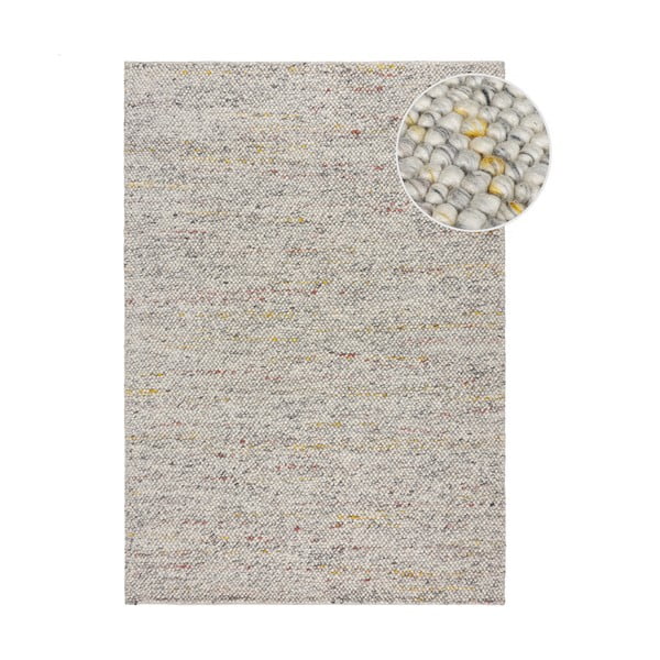 Covor crem țesut manual din amestesc de lână 160x230 cm Minerals – Flair Rugs