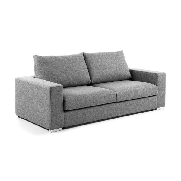 Canapea extensibilă La Forma Big, gri deschis-image-1