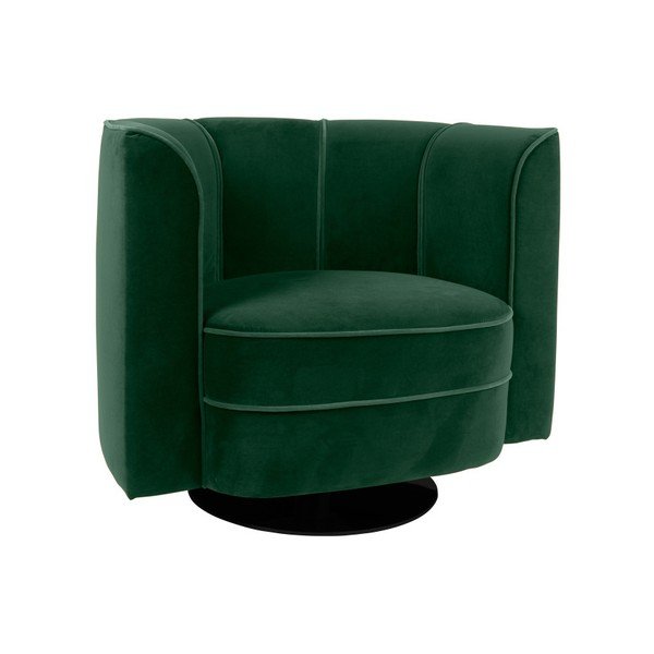 Fotoliu Dutchbone Flower, verde