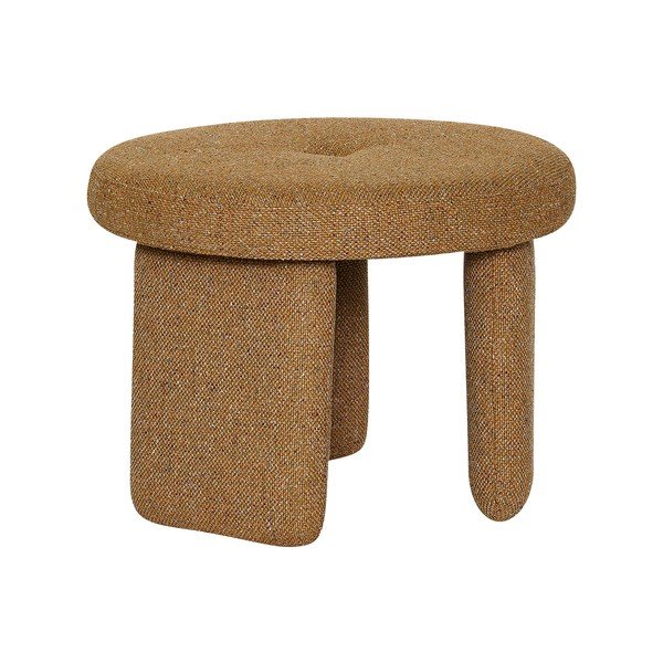 Taburet galben muștar Rocco – Hübsch