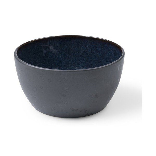 Bol mic negru/albastru din gresie 600 ml Gastro Dark Blue/Black – Bitz