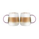 Căni 2 buc. pentru cappuccino 400 ml Bolla – Vialli Design