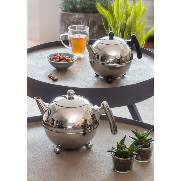 Ceainic argintiu din oțel inoxidabil 1,2 l Bella Ronde – Bredemeijer-image-2