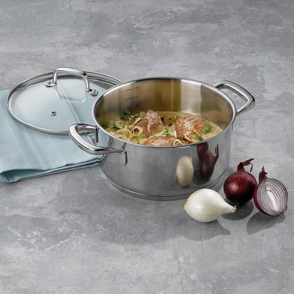 Oală din inox cu capac Kela Flavoria, ø 20 cm-image-1