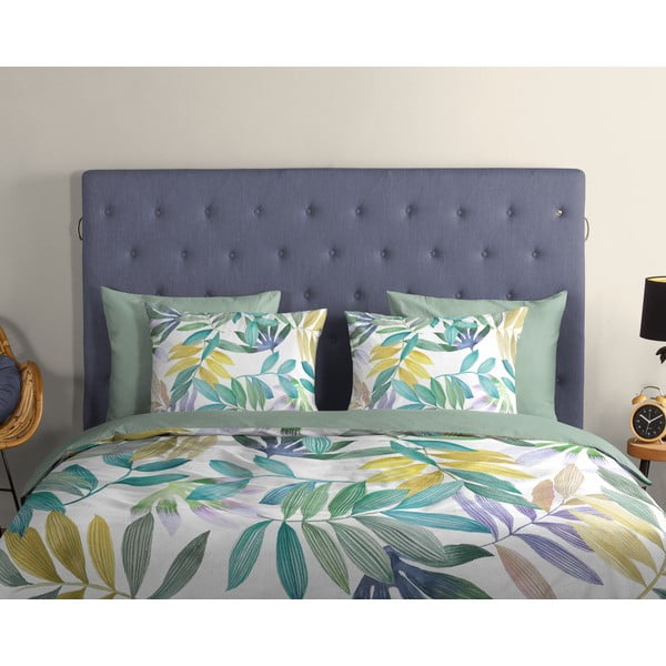 Lenjerie de pat verde din bumbac pentru pat de o persoană 140x200 cm Marcus – Good Morning-image-2