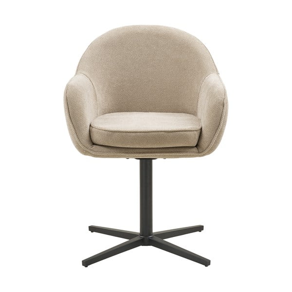 Set de scaune de sufragerie gri deschis cu cotiere 2 buc. tapițat Tamera – House Nordic-image-4