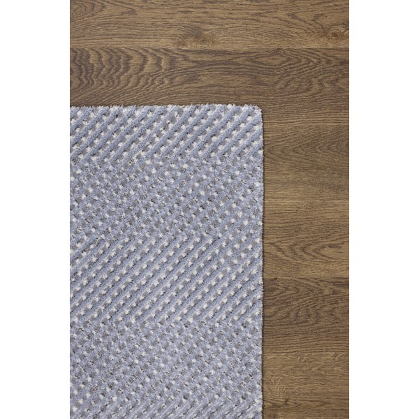 Covor albastru deschis din lână 160x240 cm Mesh – Agnella-image-3