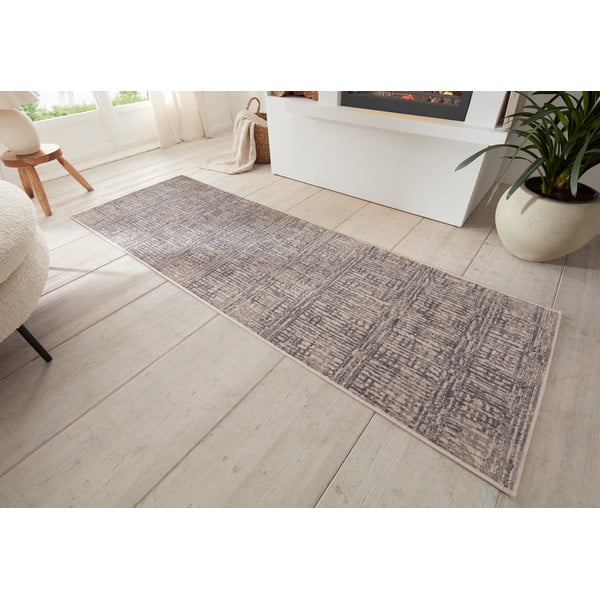 Covor tip traversă gri 80x200 cm Terrain – Hanse Home-image-1