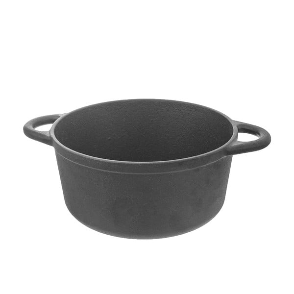 Oală cu capac din fontă 4 l adecvată pentru plita cu inducție LITINA – Orion-image-3