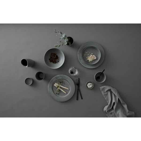 Latieră gri din ceramică 500 ml Grey/Grey – Bitz-image-1