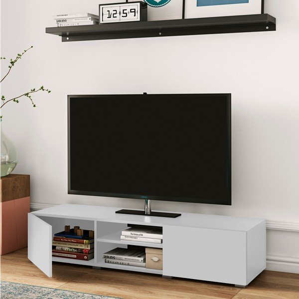 Masă TV TemaHome Podium, alb-image-1