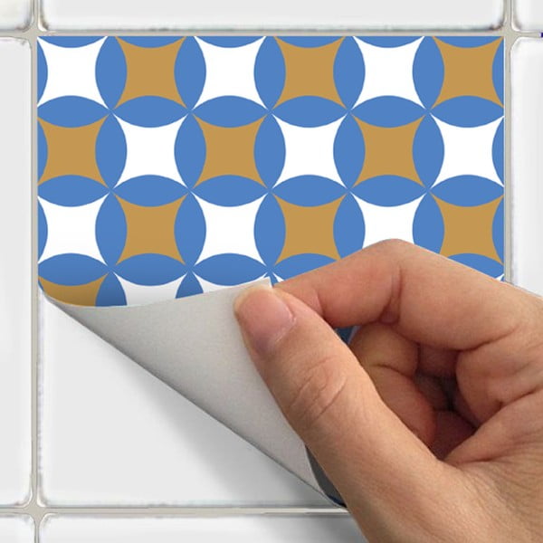 Set 24 autocolante Ambiance Azulejos Ornaments Mosaic, 10 x 10 cm-image-3