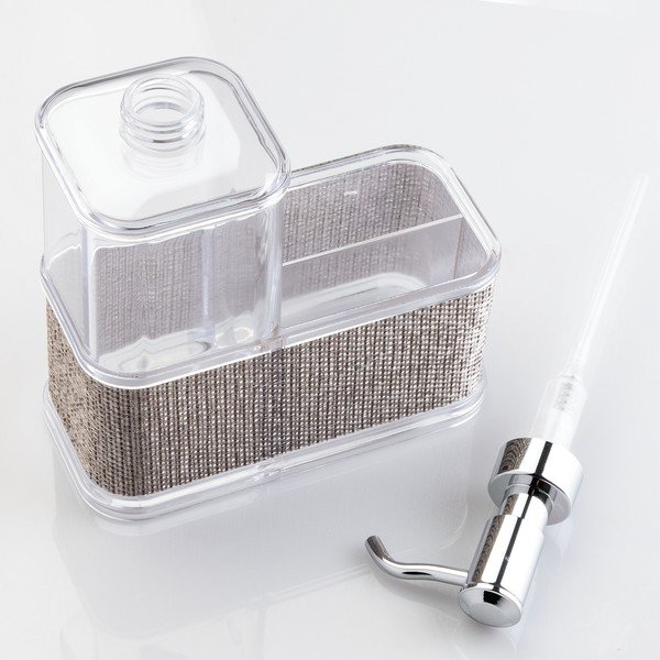 Dozator transparent pentru săpun iDesign Twillo, 7 x 16 cm-image-1