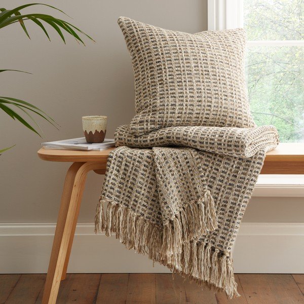 Pernă decorativă 45x45 cm Amble – Bianca-image-2