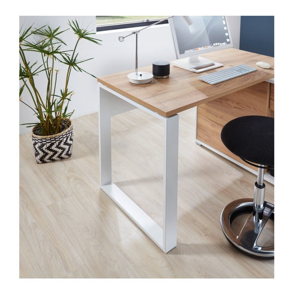 Birou cu aspect de stejar 120x117 cm Lioni - Germania-image-1