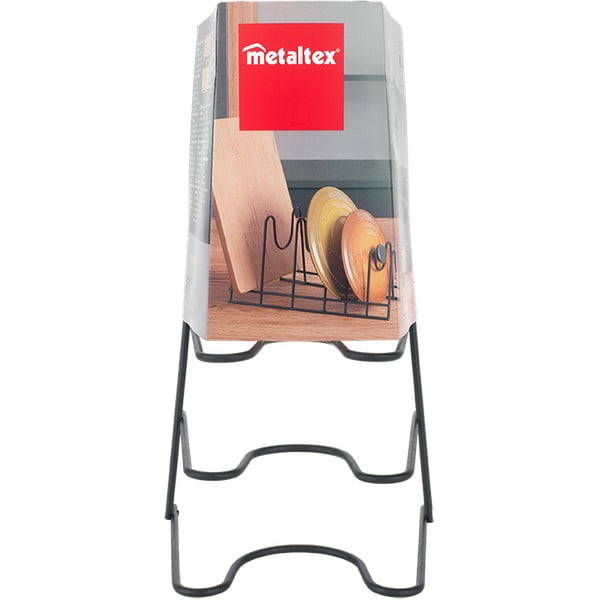 Suport pentru farfurii Metaltex Lido Lava, negru-image-3