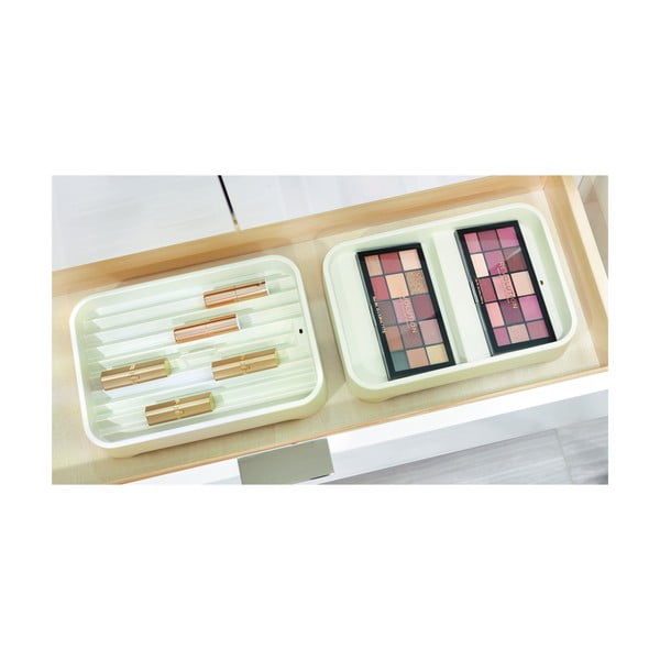 Organizator pentru bijuterii iDesign Eco Bin, 28,12 x 19,23 cm, alb-image-1