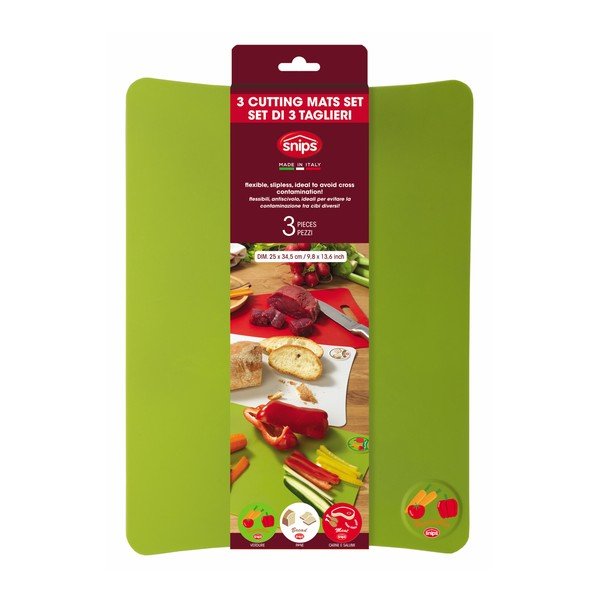 Set de 3 tocătoare pentru legume, produse de patiserie și carne Snips Cutting-image-1