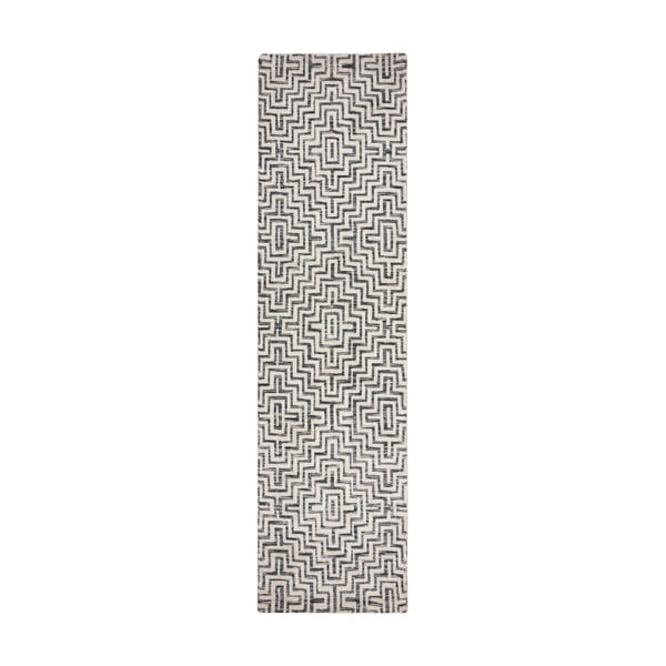 Covor tip traversă gri 80x300 cm Rhett – Flair Rugs