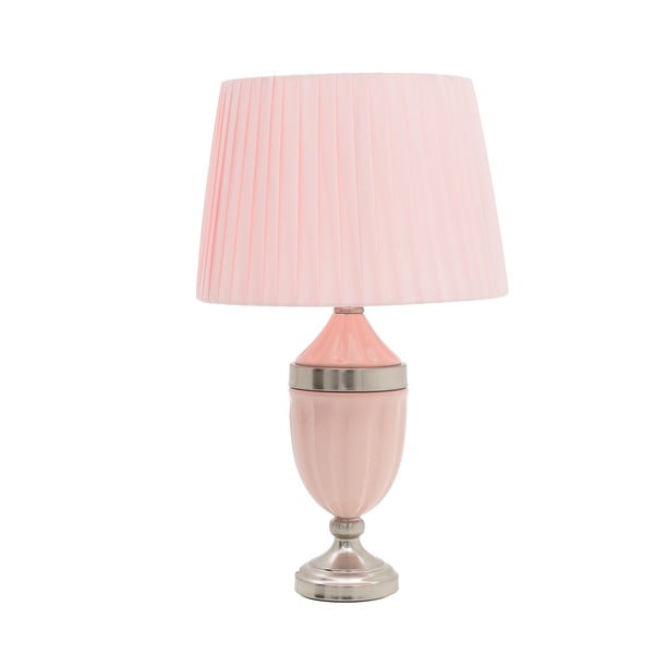 Veioză InArt Glamorous, înălțime 58 cm, roz deschis