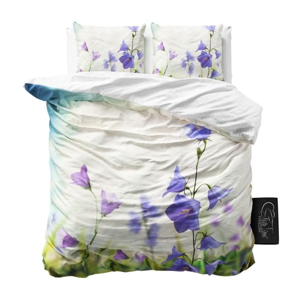 Lenjerie de pat din bumbac Dreamhouse Violet Dream, 240 x 200 cm