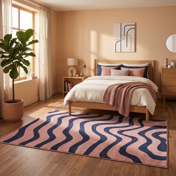Covor albastru/roz 160x230 cm Aurora – ESTE-image-4