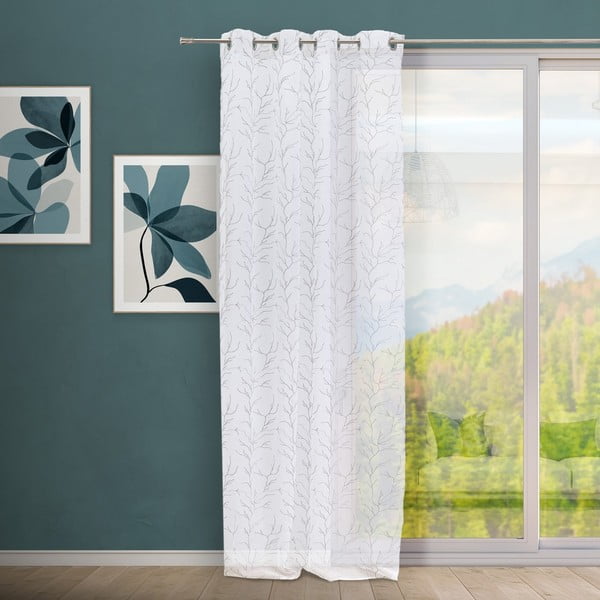 Perdea albă-gri 140x260 cm Coral – Casa Selección-image-1