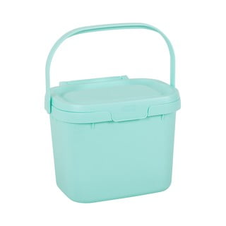 Recipient pentru deșeuri compostabile cu capac Addis, 24,5 x 18,5 x 19 cm, albastru deschis