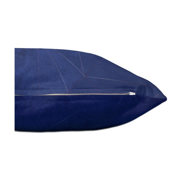 Set 2 fețe de pernă din bumbac Blanc Deep Blue-image-4