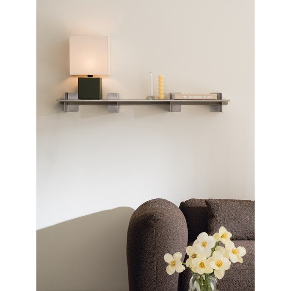Raft argintiu din metal 120 cm Tivo – noo.ma-image-1