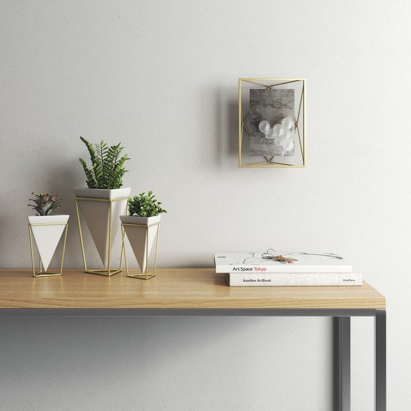 Ramă foto aurie  din metal 15x20 cm Prisma – Umbra-image-3