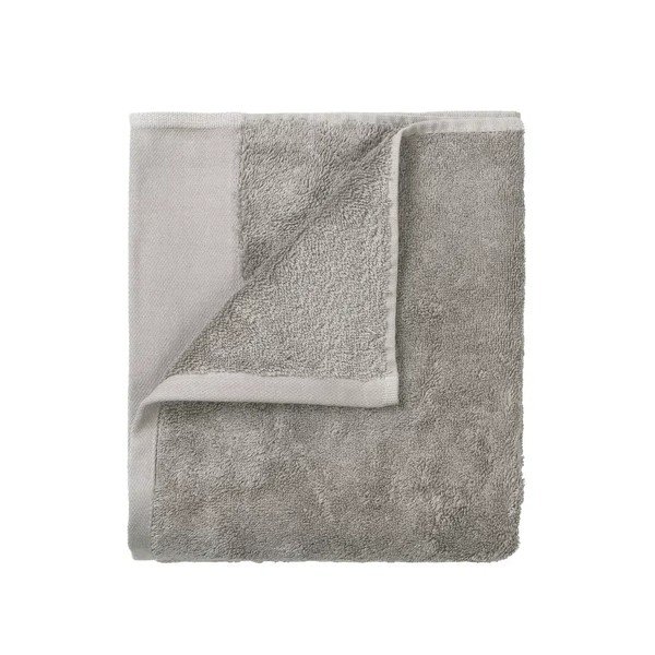 Prosoape gri 2 buc. din bumbac organic din frotir 30x50 cm Riva – Blomus