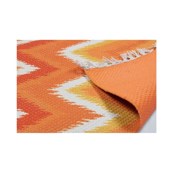 Covor Eco Rugs Tribe, 80 x 150 cm, portocaliu-image-3