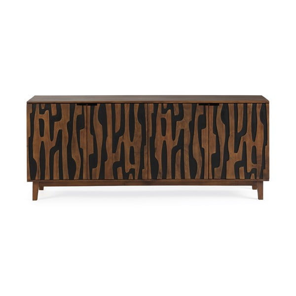 Comodă maro din lemn de mango 190x80x40 cm Kantu – MOME