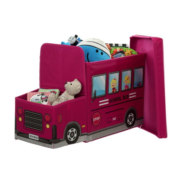 Cutie pentru jucării  Premier Housewares School Bus-image-1