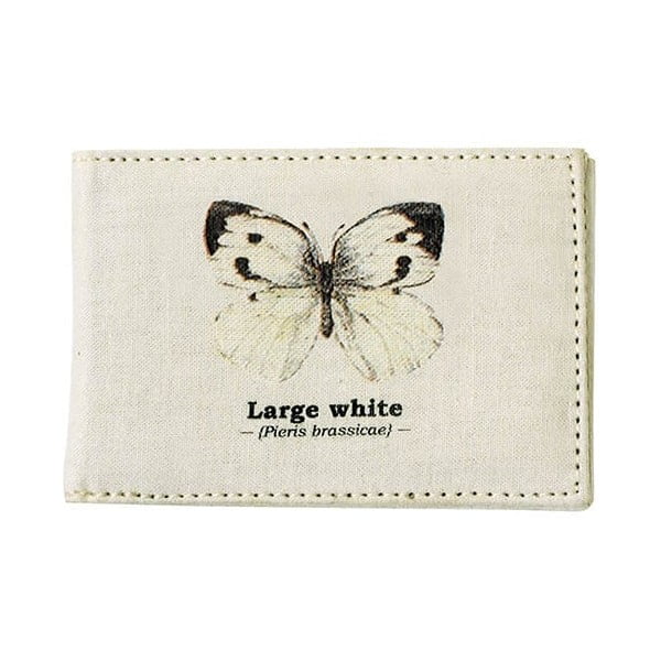 Husă pașaport Gift Republic White Butterfly
