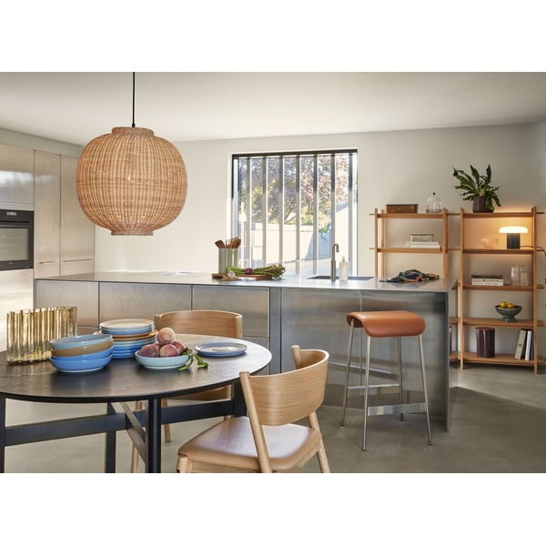 Lustră în culoare naturală ø 45 cm Chand – Hübsch-image-4