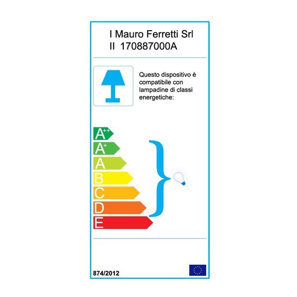 Veioză Mauro Ferretti Hang, portocaliu-image-3