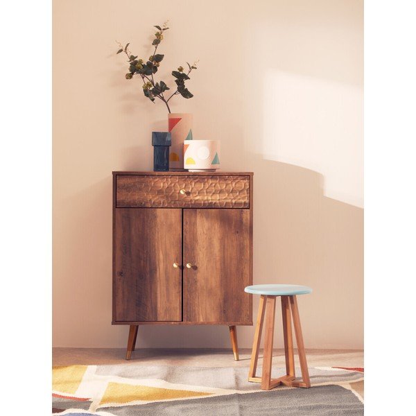 Comodă în culoare naturală închisă 70x94x35 cm Frida – Premier Housewares-image-1