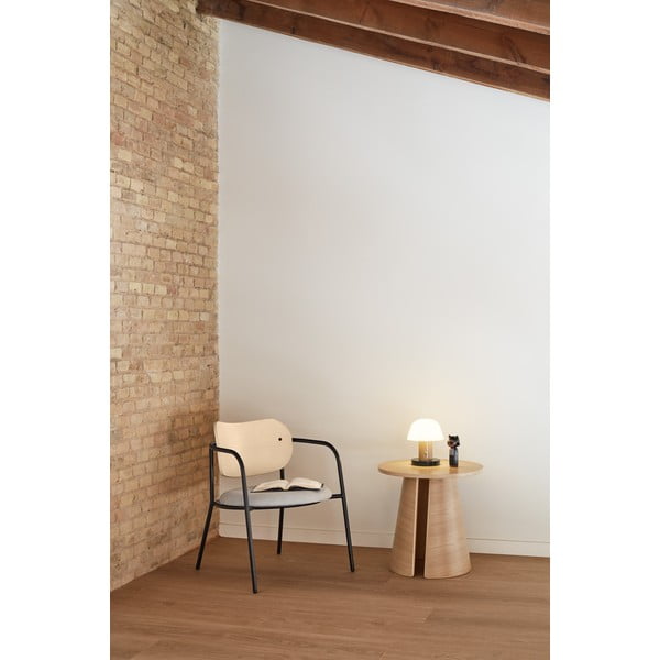 Fotoliu  gri deschis în decor de frasin Eclipse - Teulat-image-1