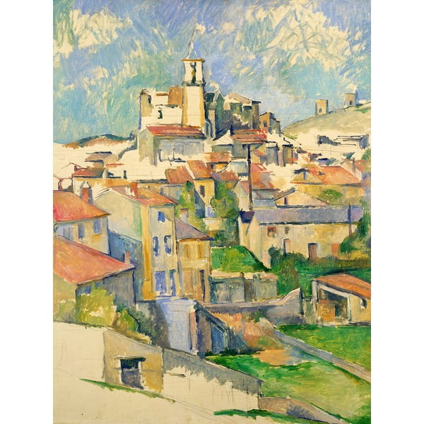 Tablou - reproducere 50x70 cm Gardanne, Paul Cézanne – Fedkolor