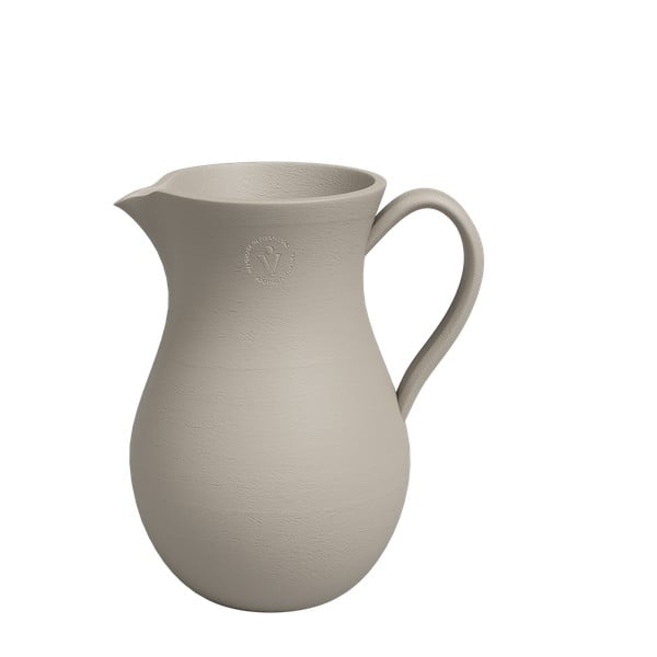 Vază bej din ceramică lucrată manual (înălțime 30 cm) Harmonia – Artevasi