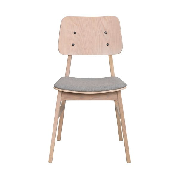 Scaun de dining cu șezut gri deschis Rowico Nagano, maro deschis-image-3