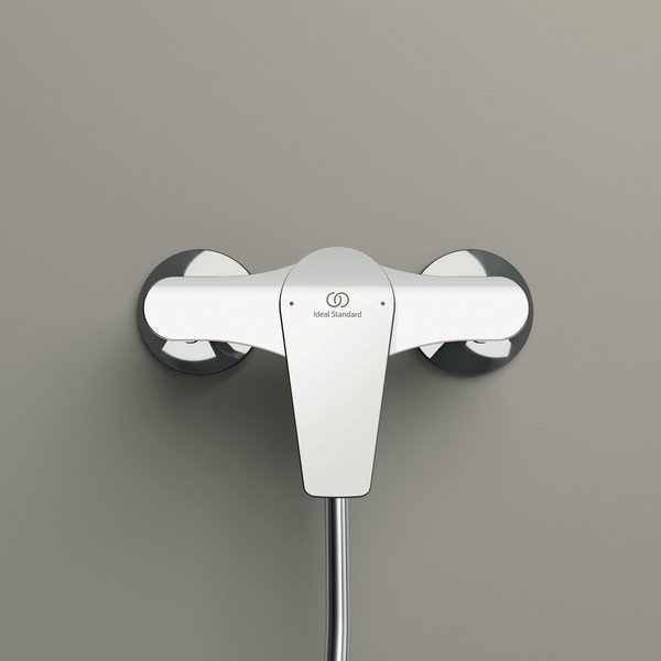 Baterie argintiu-lucios pentru duș/cu montare pe perete Cerafine D – Ideal Standard-image-1