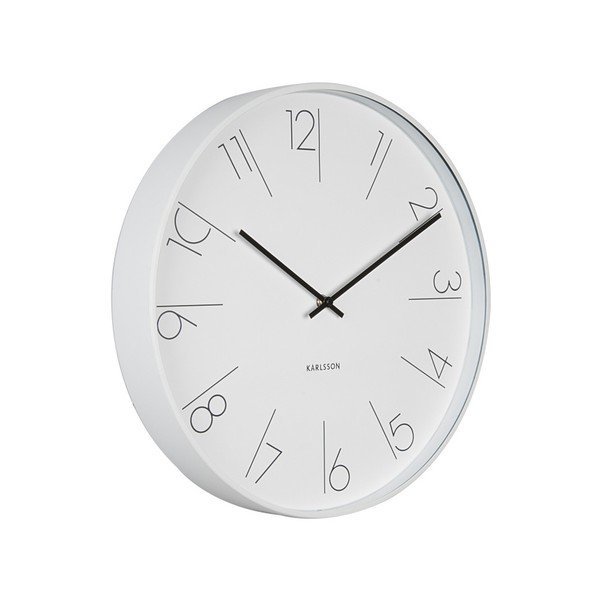 Ceas de oerete Present Time Elegant, alb-image-1