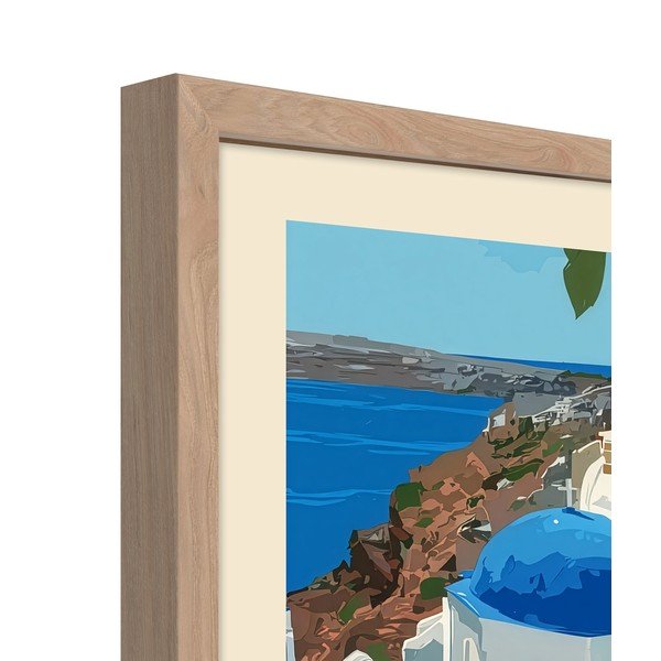 Tablou cu ramă imprimat 50x70 cm Santorini – Styler-image-4
