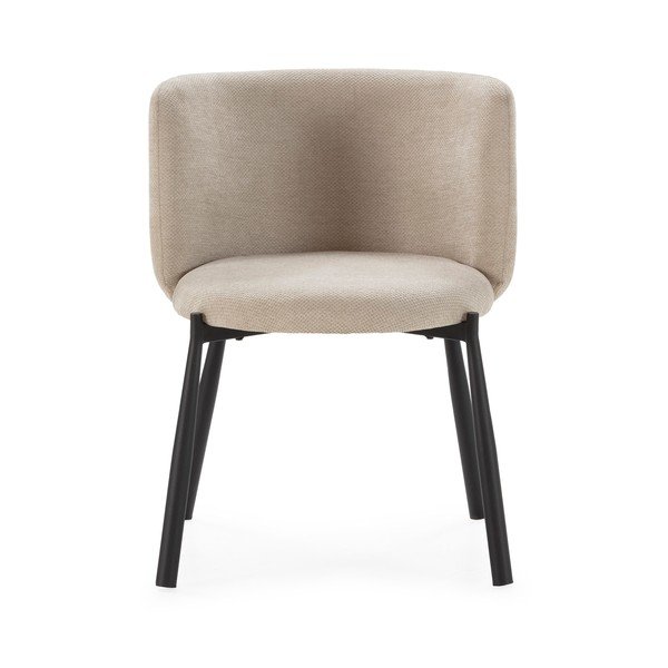 Set de scaune de sufragerie bej 2 buc. tapițat Ginny – MOME-image-3